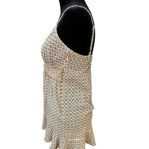 Free People camisole style multi-colored top, women's size 6 - Picture 6 of 7